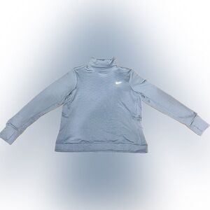 Nike NWT SZ XL gray turtleneck top w/Therma-Fit technology for warmth. Bust 48”+